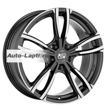 MSW 8x19/5x112 ET30 D73 73 Gloss Dark Grey